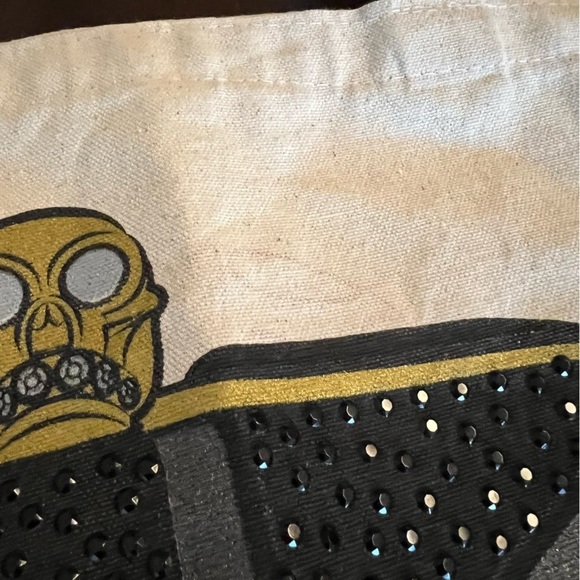 My Other Bag Canvas Tote Elizabeth Designer Handbag Junkie Goes Environmentally - Picture 8 of 9